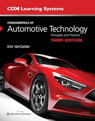 Fundamentals of Automotive Technology Student Workbook: .: CDX
